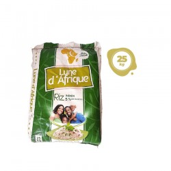 RIZ INDIEN 5% BRISURE LUNE D'AFRIQUE 25KG, POUR UNE SAVEUR UNIQUE