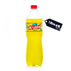 PACK DE 06 JUS GAZEUX KRYSTAL - ANANAS - 1L :