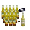 PACK DE 12 BOUTEILLES DE JUS NATUREL ANANAS + GINGEMBRE FRULATTI - 33CL